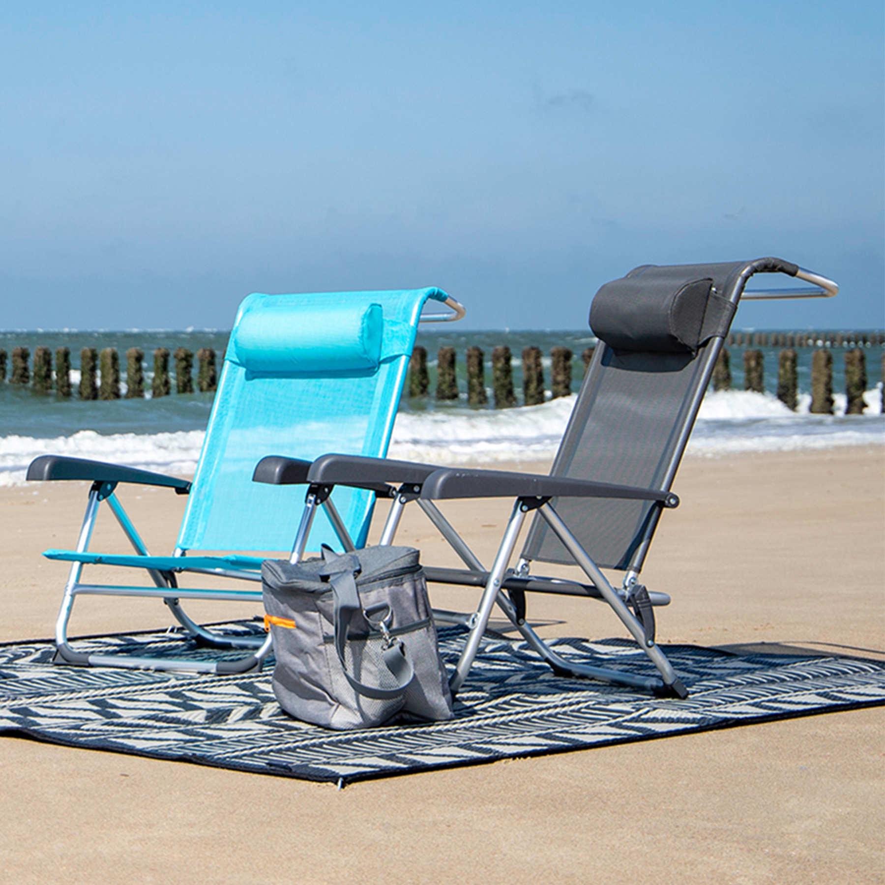 Крісло розкладне Bo-Camp Saint-Tropez Blue (1204784) - фото 7 Крісло розкладне Bo-Camp Saint-Tropez Blue (1204784) - фото 7