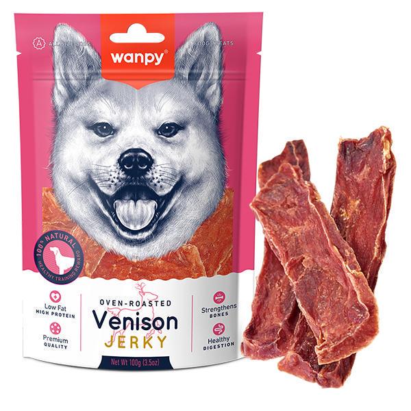 Лакомство для собак Wanpy Venison Jerky
