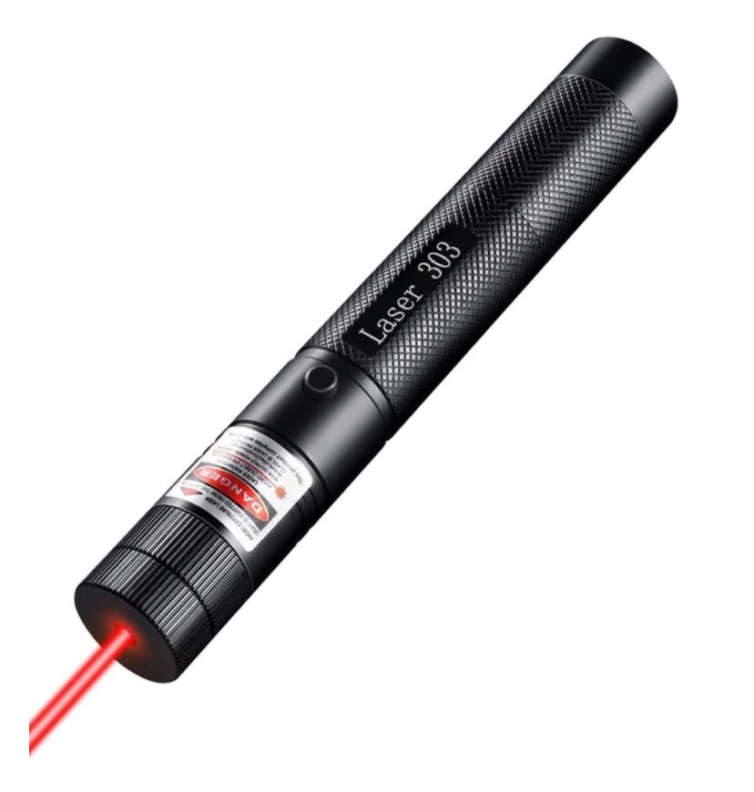 Лазерна указка Laser Pointer 303 з акумулятором 18650 Red (30151169АER) - фото 1