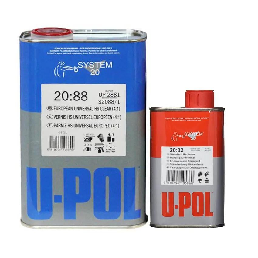 Лак акриловый универсальный U-POL S2088 4:1 MS 1 л + 250 мл (S2088/1+S2032/SM)