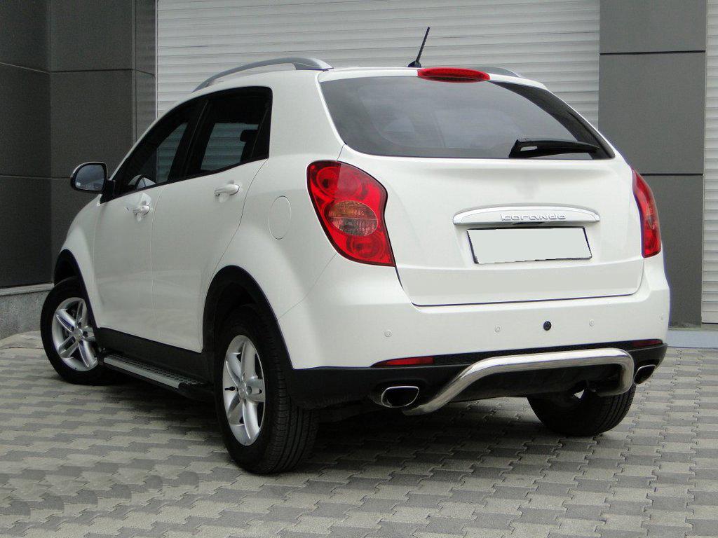 Задняя дуга AK006 CAN для SsangYong Korando 2010–2019 гг. нержавеющая сталь Хром