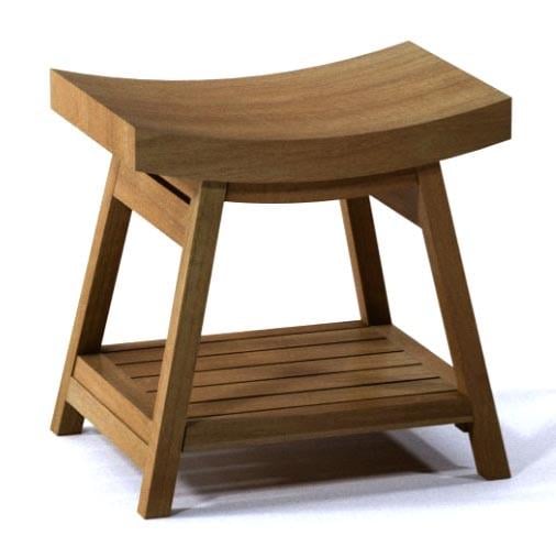 Табурет для ванной из дерева Масая Корица (ТВН-009133)