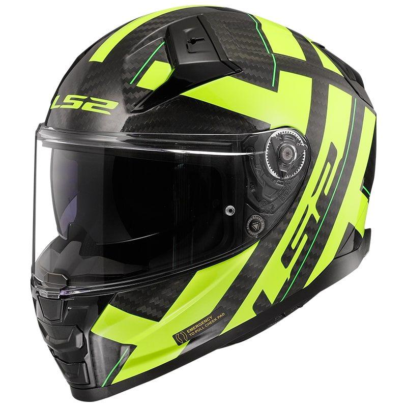 Мотошлем LS2 FF811 Vector 2 C Strong XL Gloss Yellow (24712)
