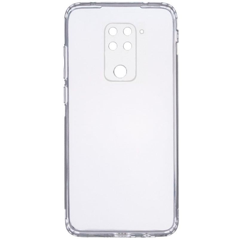 Противоударный TPU Чехол GETMAN Clear 1,0 mm для Xiaomi Redmi Note 9 / Redmi 10X Бесцветный (прозрачный)
