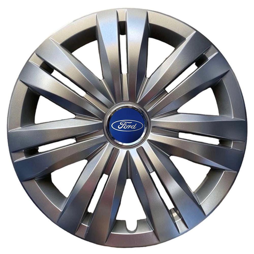 Колпаки SJS 427 с логотипом Ford R16 4 шт. Серебристый (2654555549)