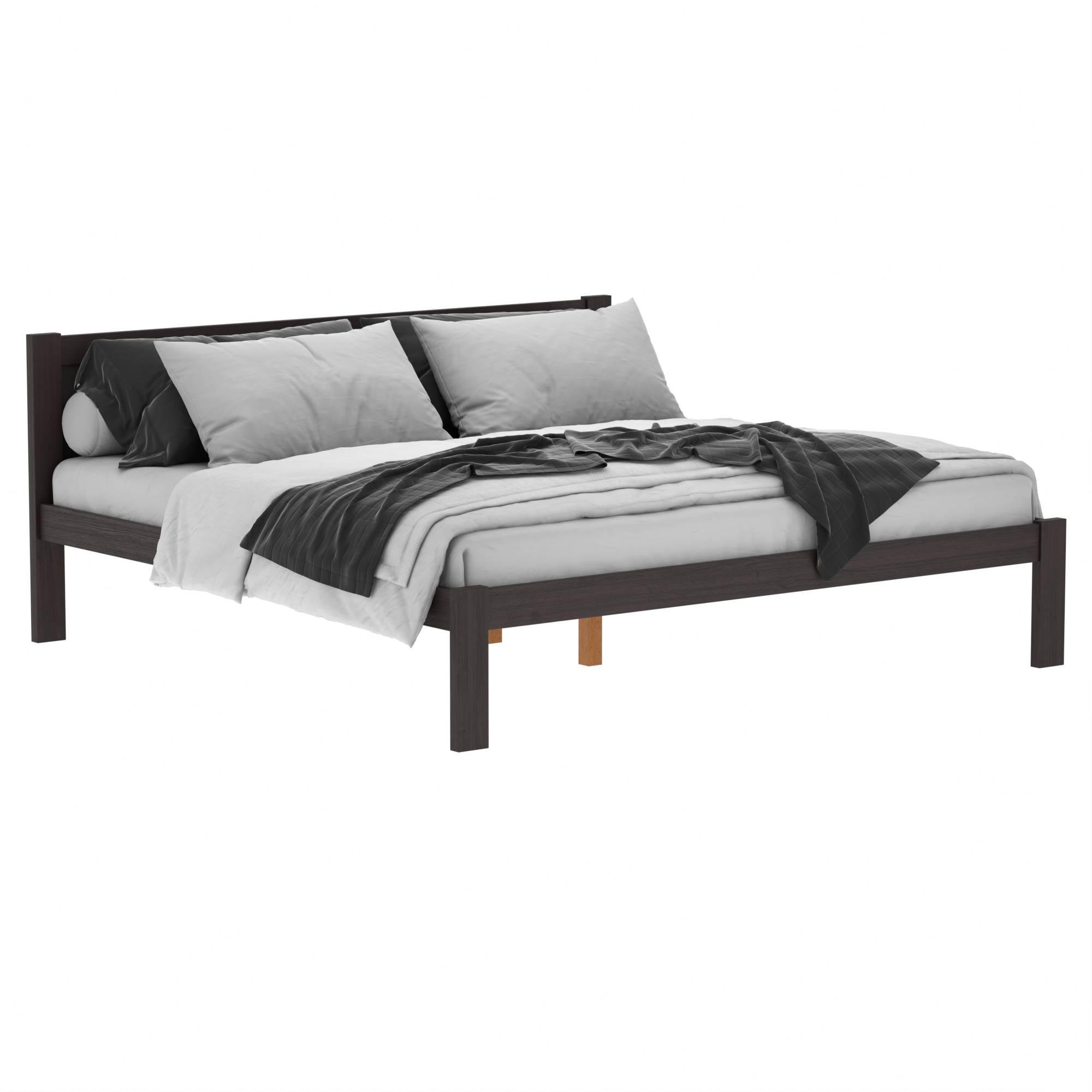 Кровать Неаполь дерево двуспальная 160х190 Венге (552400)