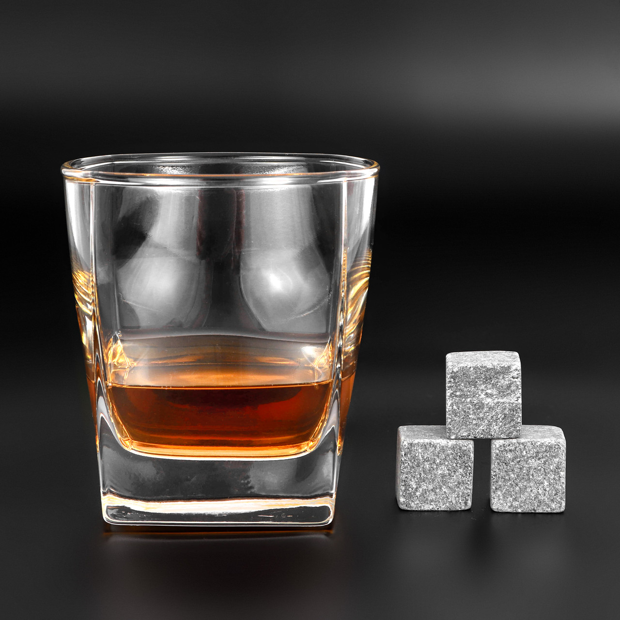 Набор для виски с камнями Whiskey stones щипцами и бокалами Luminarc Sterling в упаковке 19 пр. (00147) - фото 2