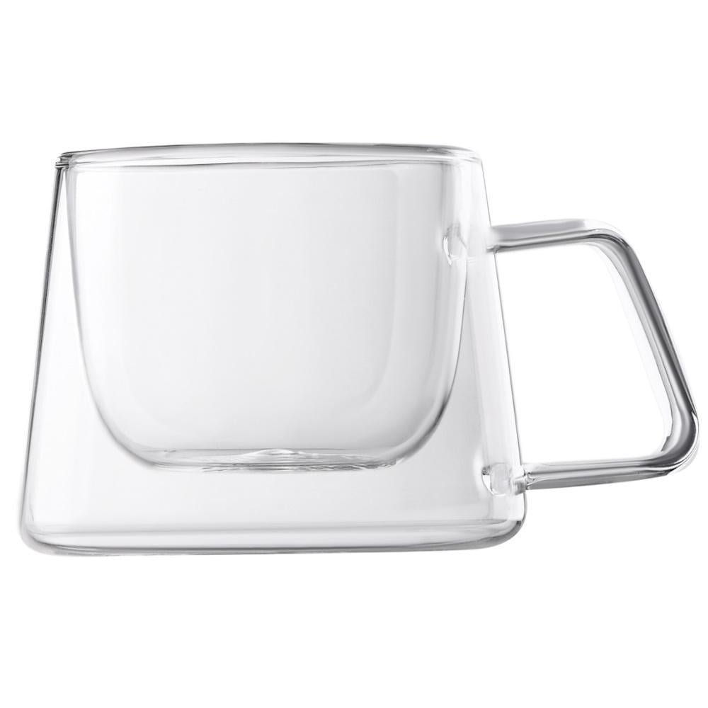 Набір чашок з подвійними стінками Ardesto боросилікатне скло 200 мл 2 шт. (AR2620G)