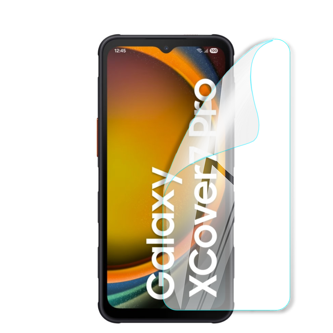 Защитная полиуретановая глянцевая пленка Edge Armor на экран смартфона Samsung Galaxy XCover7 Pro (PF-EG02SNG-001-172)