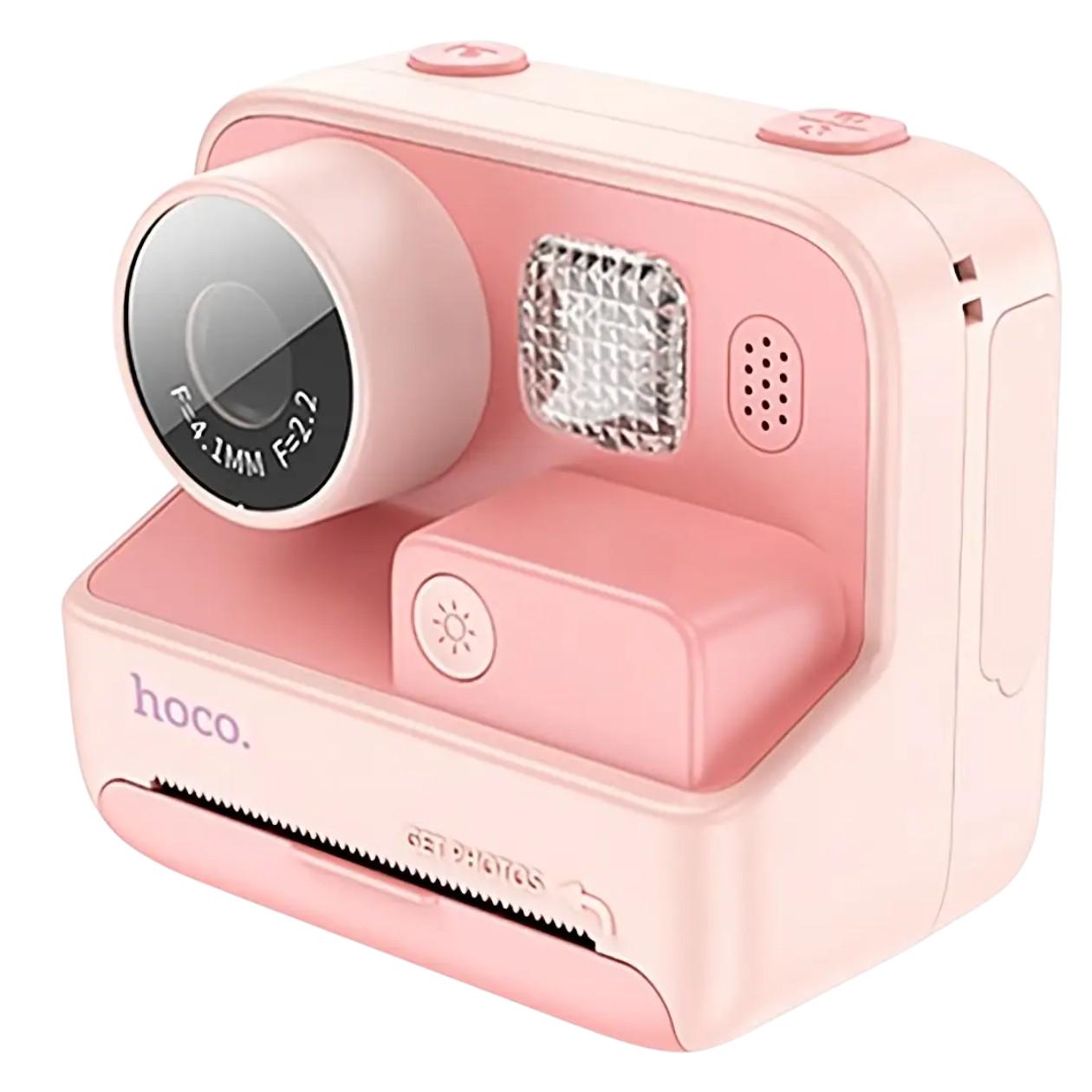 Електронна іграшкова фотокамера для дітей Hoco DV200 з двома об'єктивами для друку фото Рожевий (DV200) - фото 1 Електронна іграшкова фотокамера для дітей Hoco DV200 з двома об'єктивами для друку фото Рожевий (DV200) - фото 1