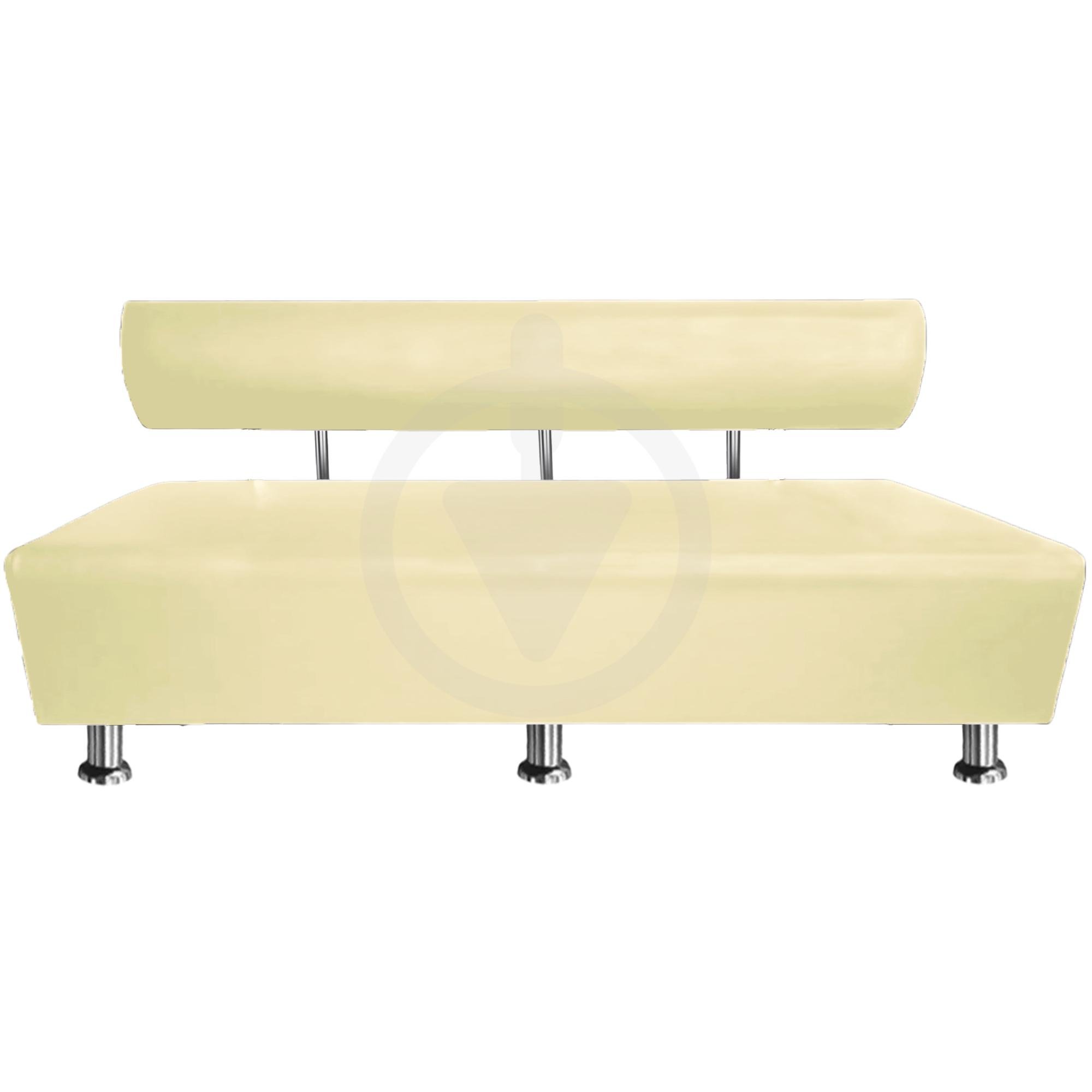 Диван офісний AVVS для очікування/приймальні 200 см з ніжками 14 см Бежевий (rovna-75x200-beige) - фото 1