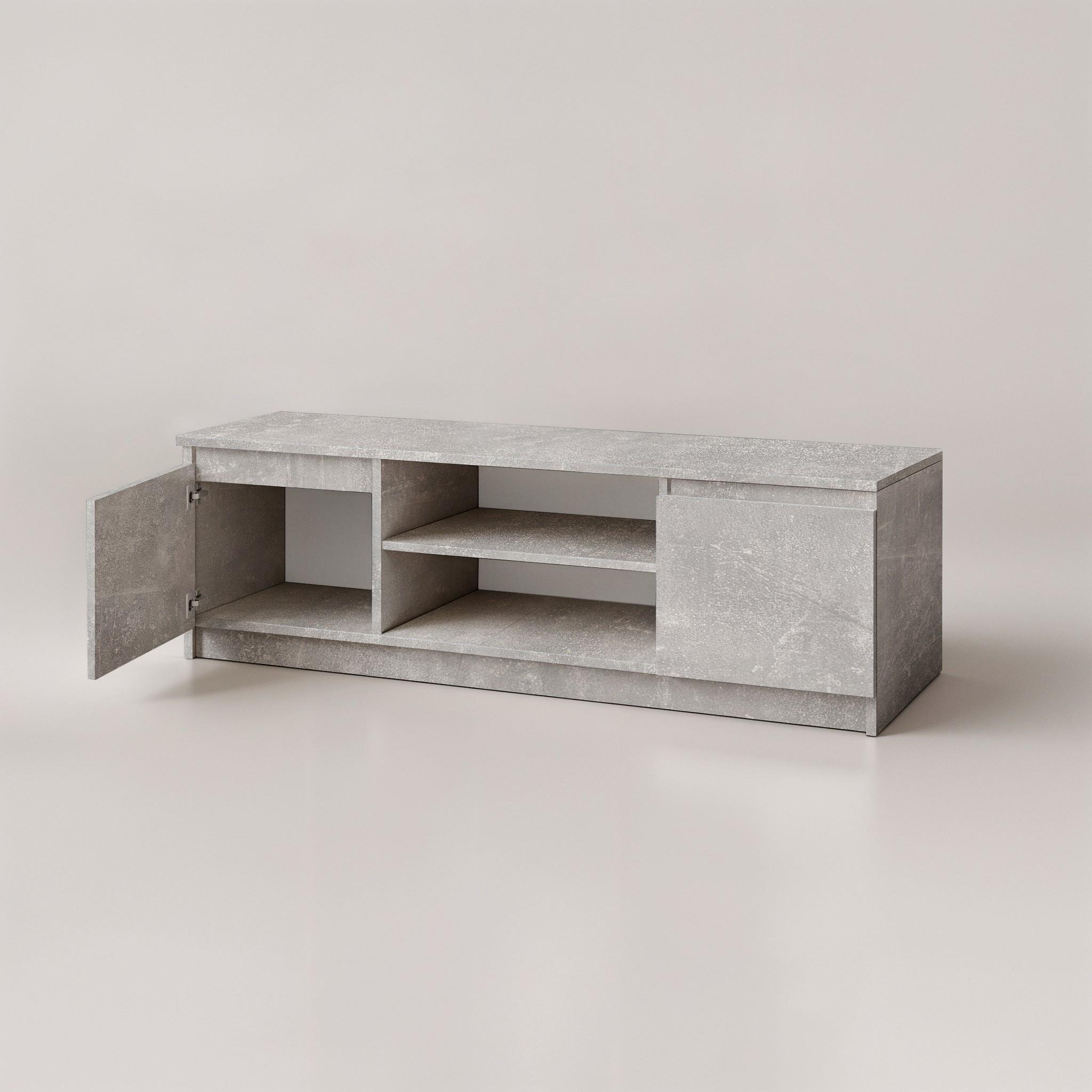 Тумба під телевізор Vega 1500х370х420 мм Бетон - фото 3