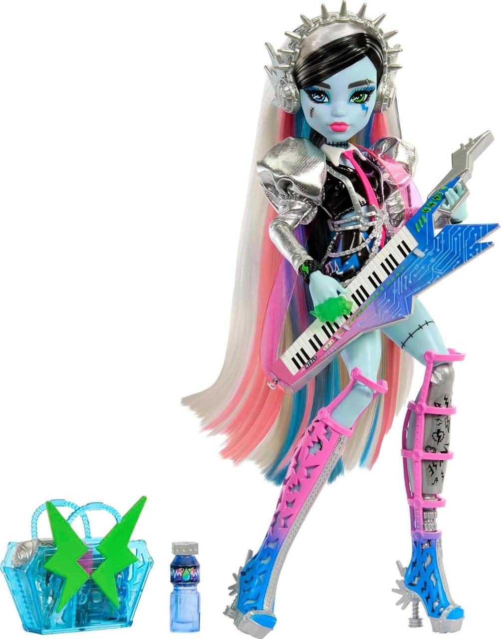 Лялька Monster High Mattel Френкі Штейн Рок-зірка (HNF84)