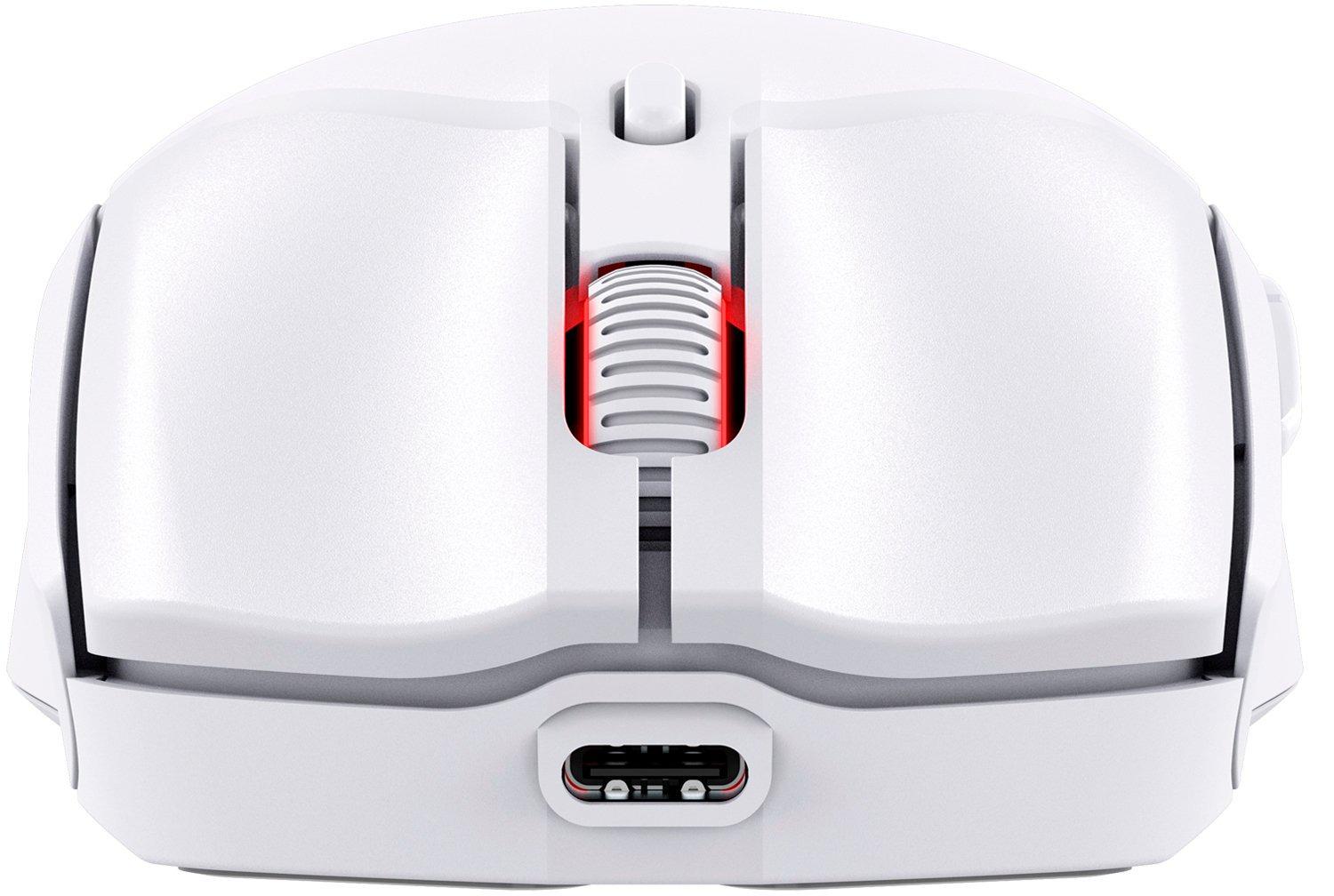Мишка комп'ютерна ігрова HyperX Pulsefire Haste 2 Mini бездротова з RGB-підсвічуванням вбудованою пам'яттю 26000 dpi Білий (629410) - фото 5