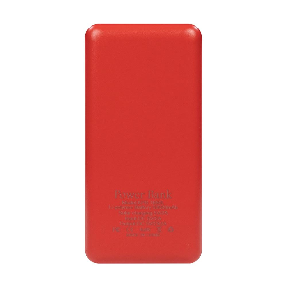 Повербанк Kraft KPB-1650L 50000 mAh Red (43-00097) - фото 4