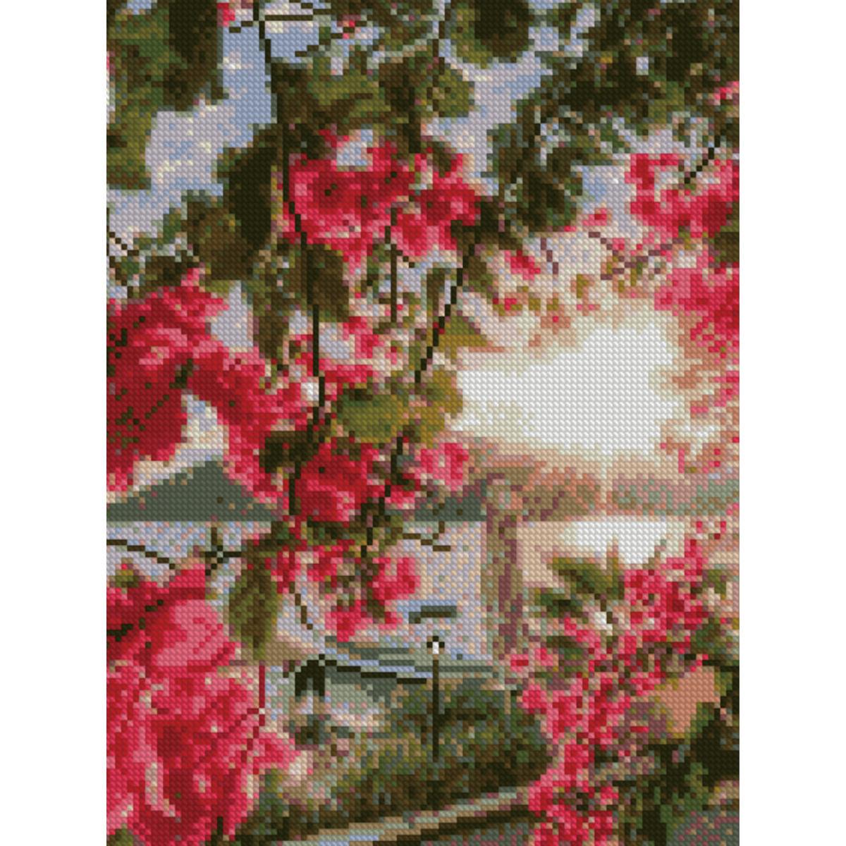 Алмазная мозаика Strateg Сквозь призму цветов 30х40 см (Str-HX278)