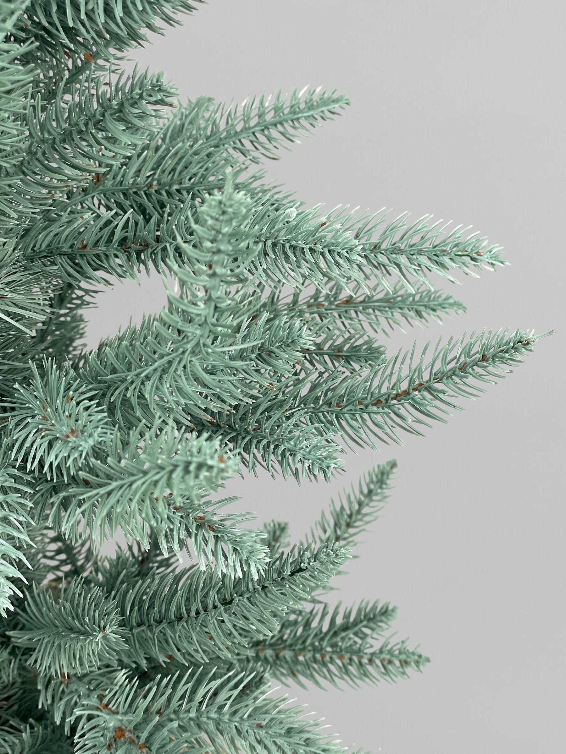 Искусственная елка литая Classic в горшке с мешковиной 70 см Голубой (Н01012) - фото 13 Искусственная елка литая Classic в горшке с мешковиной 70 см Голубой (Н01012) - фото 13