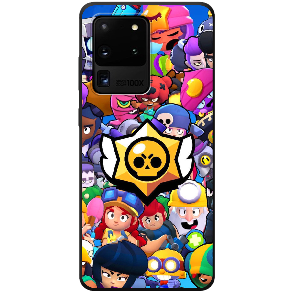 Чохол Boxface Samsung G988 Galaxy S20 Ultra Brawl Stars Чорний силікон (38878-up2389-44015)