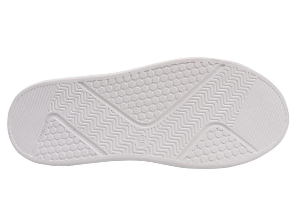 Кеди жіночі Best Vak зі шкіри на платформі р. 39 Білий (55-21DTC) - фото 6