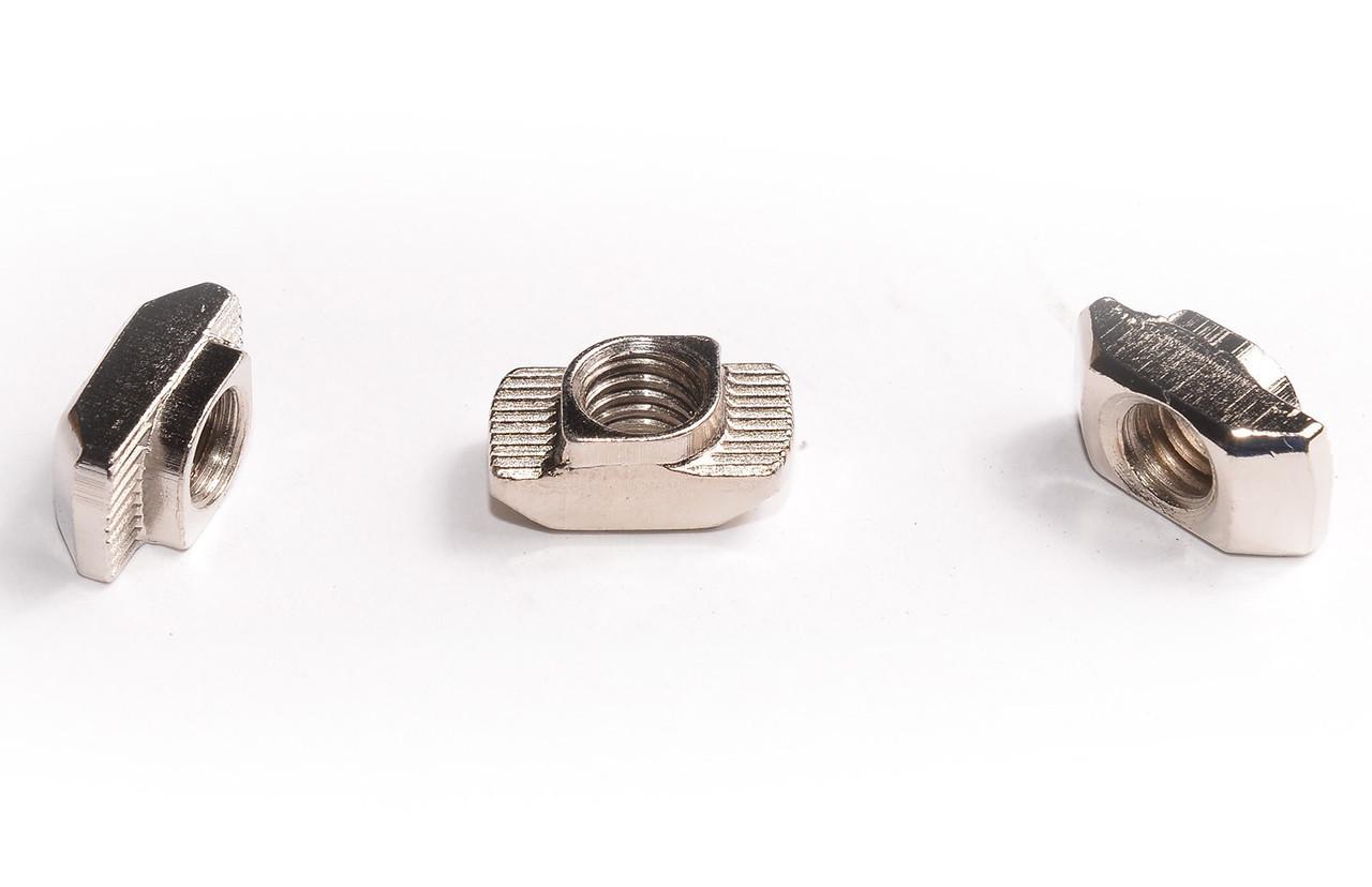 Гайки Т-подібні 30TN-M6 для 8 мм паза алюмінієвого профілю 30 серії M6 сталь 10 шт. (286907) - фото 2 Гайки Т-подібні 30TN-M6 для 8 мм паза алюмінієвого профілю 30 серії M6 сталь 10 шт. (286907) - фото 2