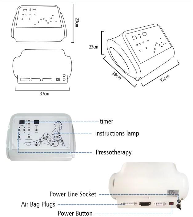 Апарат пресотерапії та лімфодренажу Salon 8310Н (B8310H) - фото 8 Апарат пресотерапії та лімфодренажу Salon 8310Н (B8310H) - фото 8