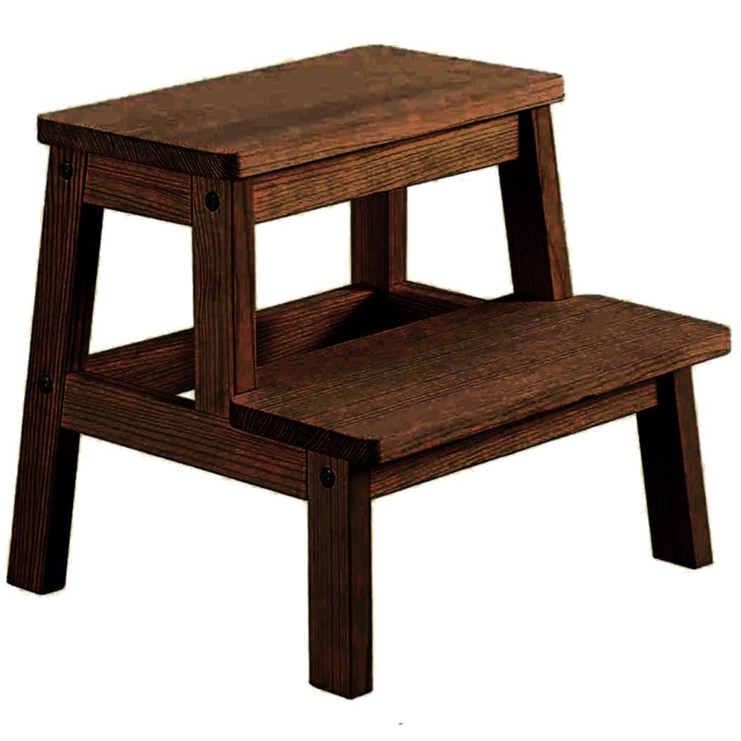 Скамейка-ступенька из дерева Лангил Капучино (ССТ-001909)