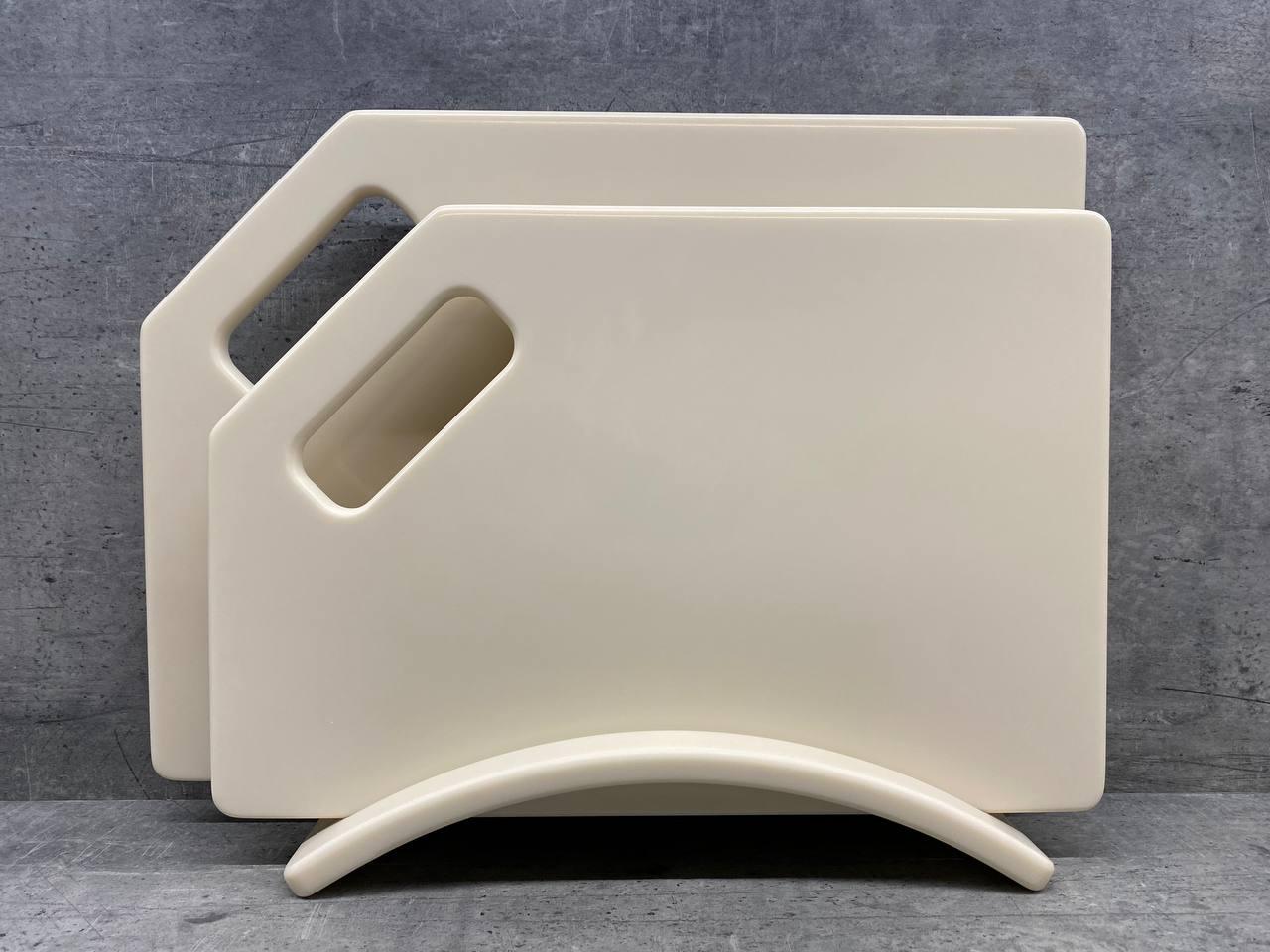 Набір дощок кухонних Ivori із штучного каменю на підставці 2 шт. (218) Набір дощок кухонних Ivori із штучного каменю на підставці 2 шт. (218)