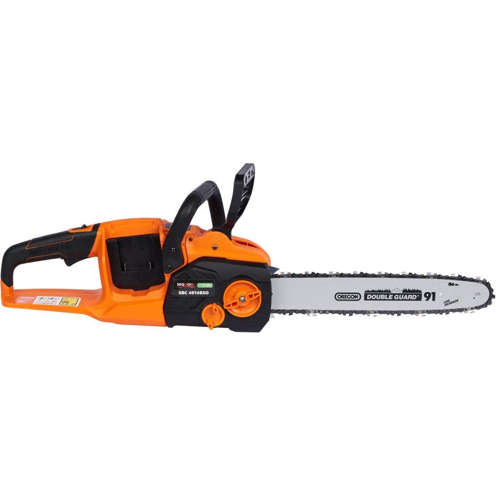 Электропила аккумуляторная SEQUOIA SBC4014BSO Li- ion 20 В/20 В шина 35 см 3/8 бесщеточная (b4fc0447) - фото 2