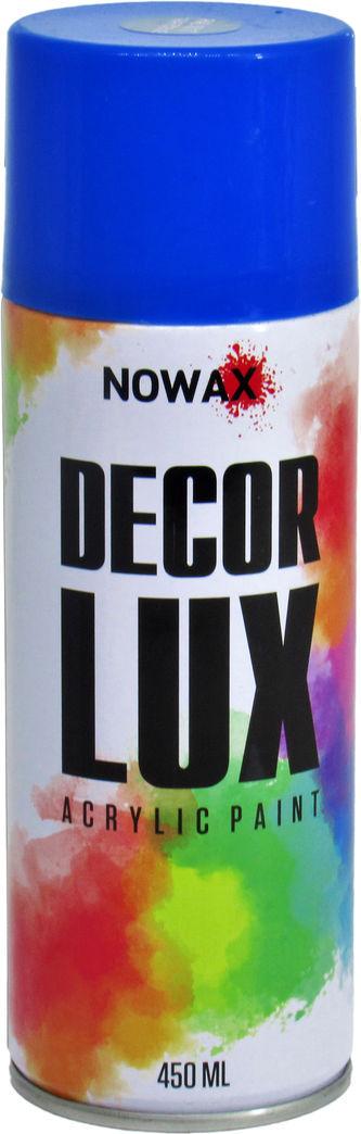 Краска-спрей Nowax Decor Lux 450 мл RAL 5017 Синий (NX48033 5017)