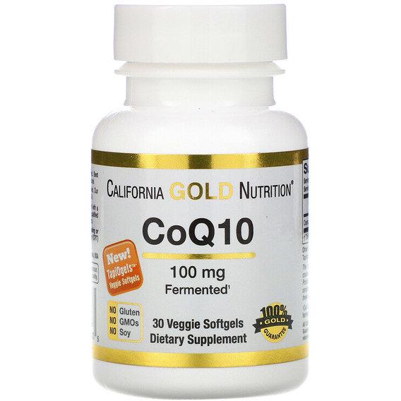 Коэнзим California Gold Nutrition CoQ10 CGN00943 100 мг 30 мягких вег. капс. (000000810)