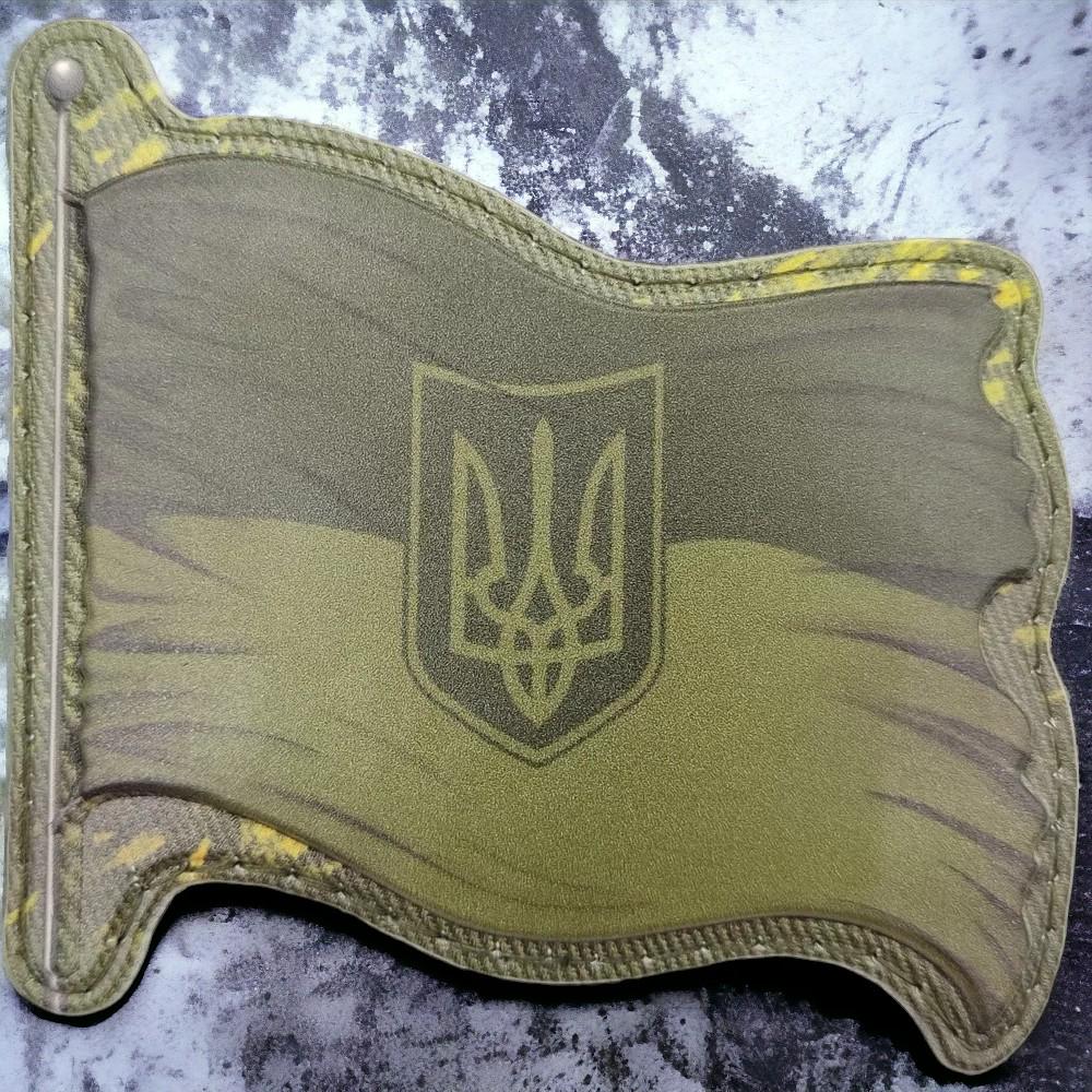 Патч-шеврон флаг Украина Олива (18040027) Патч-шеврон флаг Украина Олива (18040027)