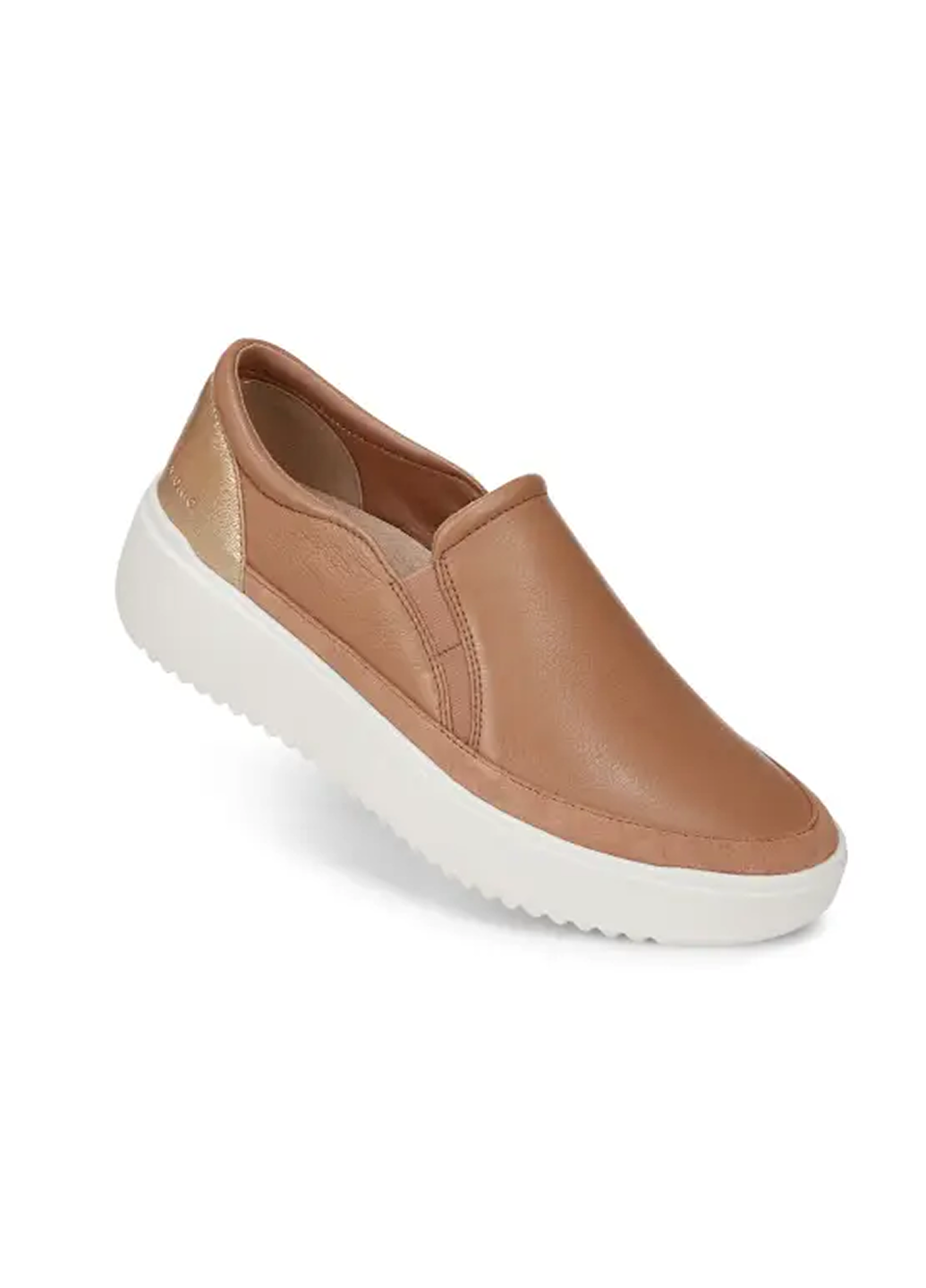 Слипоны кожаные Vionic Kearny р. 41 26 см Коричневый (2542687967) - фото 6