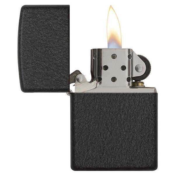 Зажигалка ZIPPO 236 Classic Crackle Black - фото 2