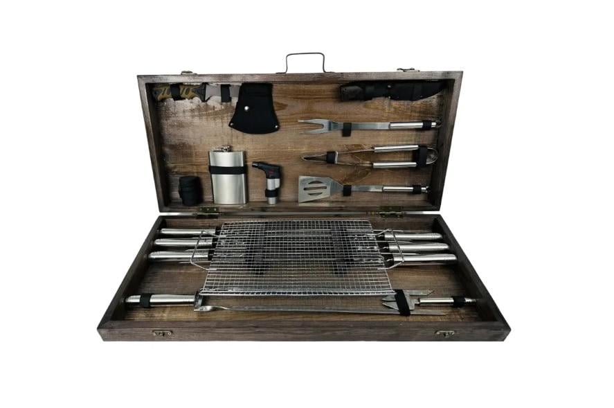 Набор шампуров в кейсе BBQ MAX (21-10-KS-7504)