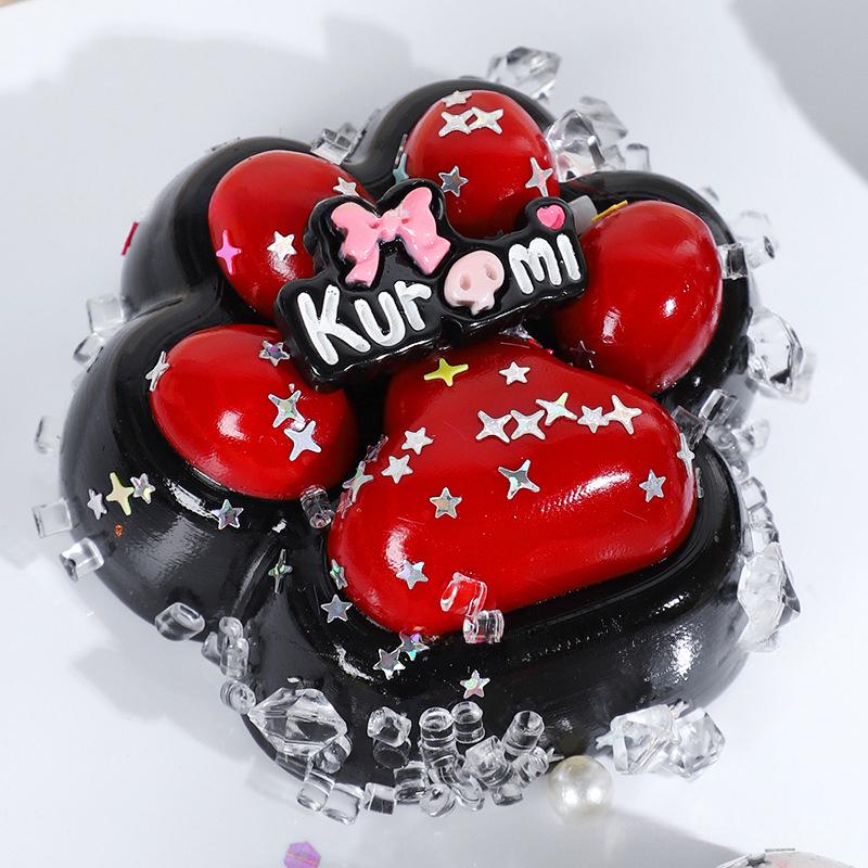 Игрушка сквиш Таба лапка котика Антистресс Kuromi 7 см