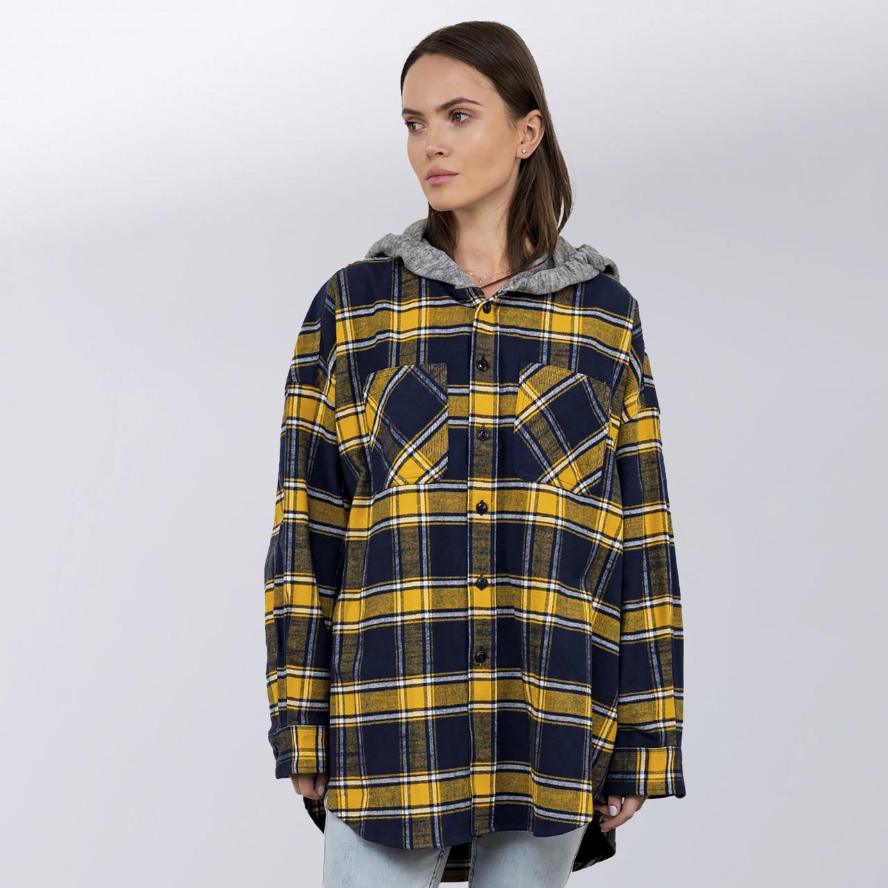 Сорочка жіноча R13 S Синій (2797308431) Сорочка жіноча R13 S Синій (2797308431)