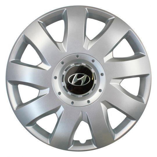Колпаки автомобильные SKS 426 R16 с логотипом Hyundai 4 шт. Серебристый