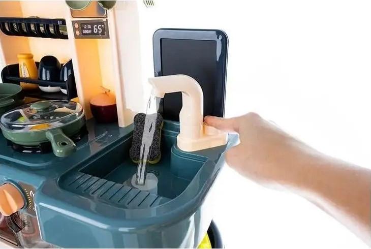 Детская кухня Iso Trade 11546 холодный пар/звуки приготовления пищи/43 аксессуара (2693385073) - фото 3