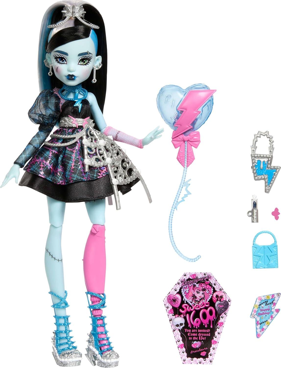 Кукла Монстер Хай Фрэнки Штейн Monster High Frankie Stein Scary Sweet Birthday Doll Кукла Монстер Хай Фрэнки Штейн Monster High Frankie Stein Scary Sweet Birthday Doll