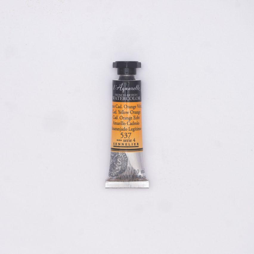 Акварель у тюбиках Sennelier L'Aquarelle S4 10 мл Кадмій/Жовто-помаранчевий