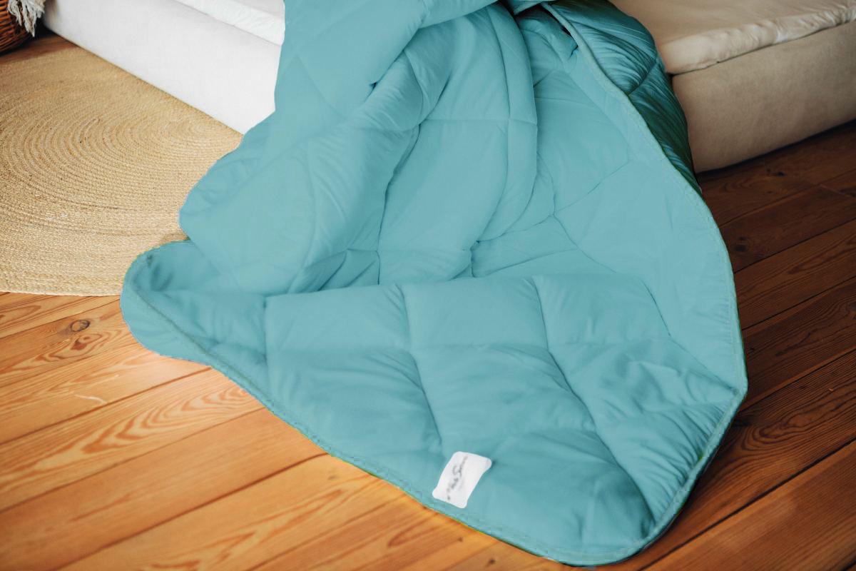 Одеяло шелковое MirSon №1646 Eco всесезонное 110х140 Light blue (2200002652742) - фото 7