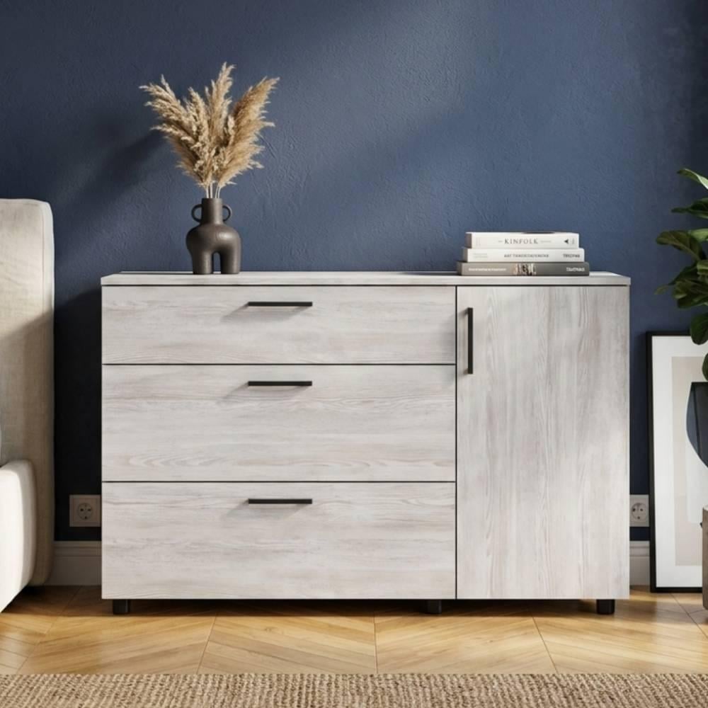 Комод Doros Торн 3Ш/1Д 135х51,6х80 см Сосна Натти (DRS-012108)