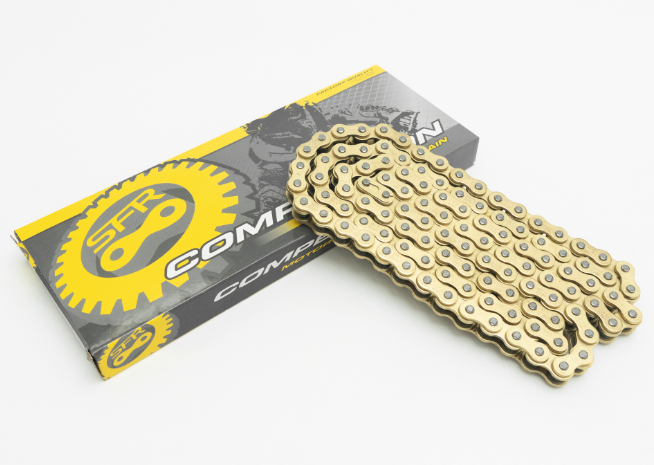 Цепь для мотоцикла SFR 520 Competition 120 звеньев Gold (2866083486)