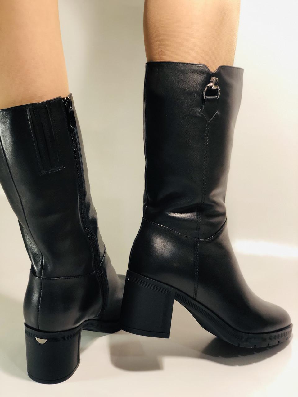 Полусапожки женские зимние Molka р. 40 25,5 см Черный (2445) - фото 6 Полусапожки женские зимние Molka р. 40 25,5 см Черный (2445) - фото 6