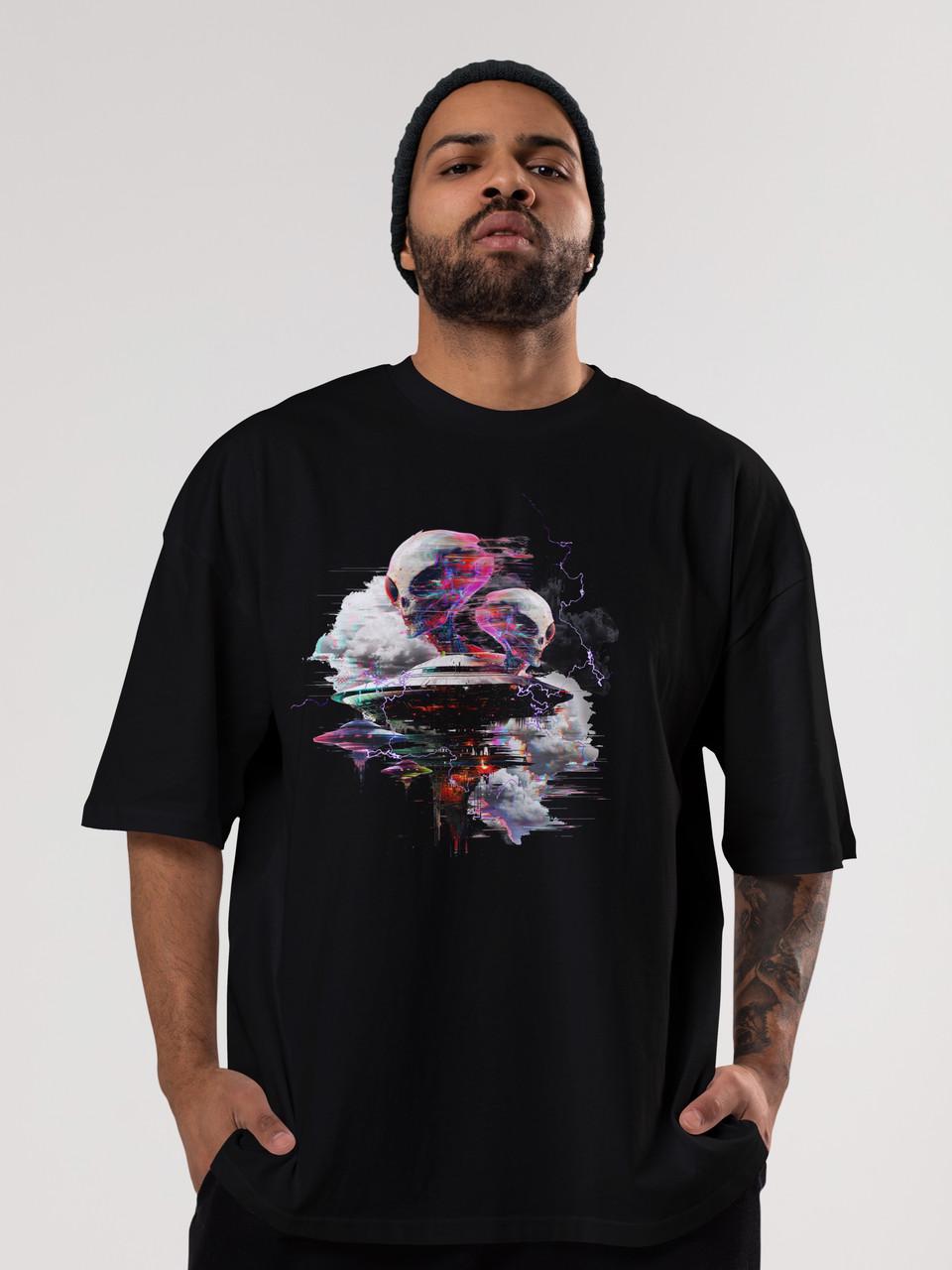 Футболка чоловіча оверсайз Mishe Urban 113011 L Чорний (113011_13) - фото 3 Футболка чоловіча оверсайз Mishe Urban 113011 L Чорний (113011_13) - фото 3