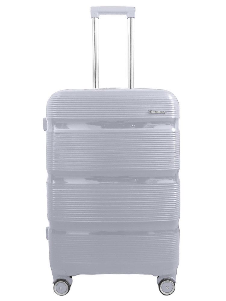 Валіза середня ilano bag 0307 поліпропілен Срібний