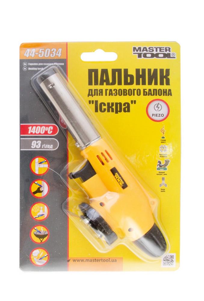 Горелка для газового баллона Mastertool Искра с пьезоподжигом D 20 мм 1300° С (44-5034) - фото 2