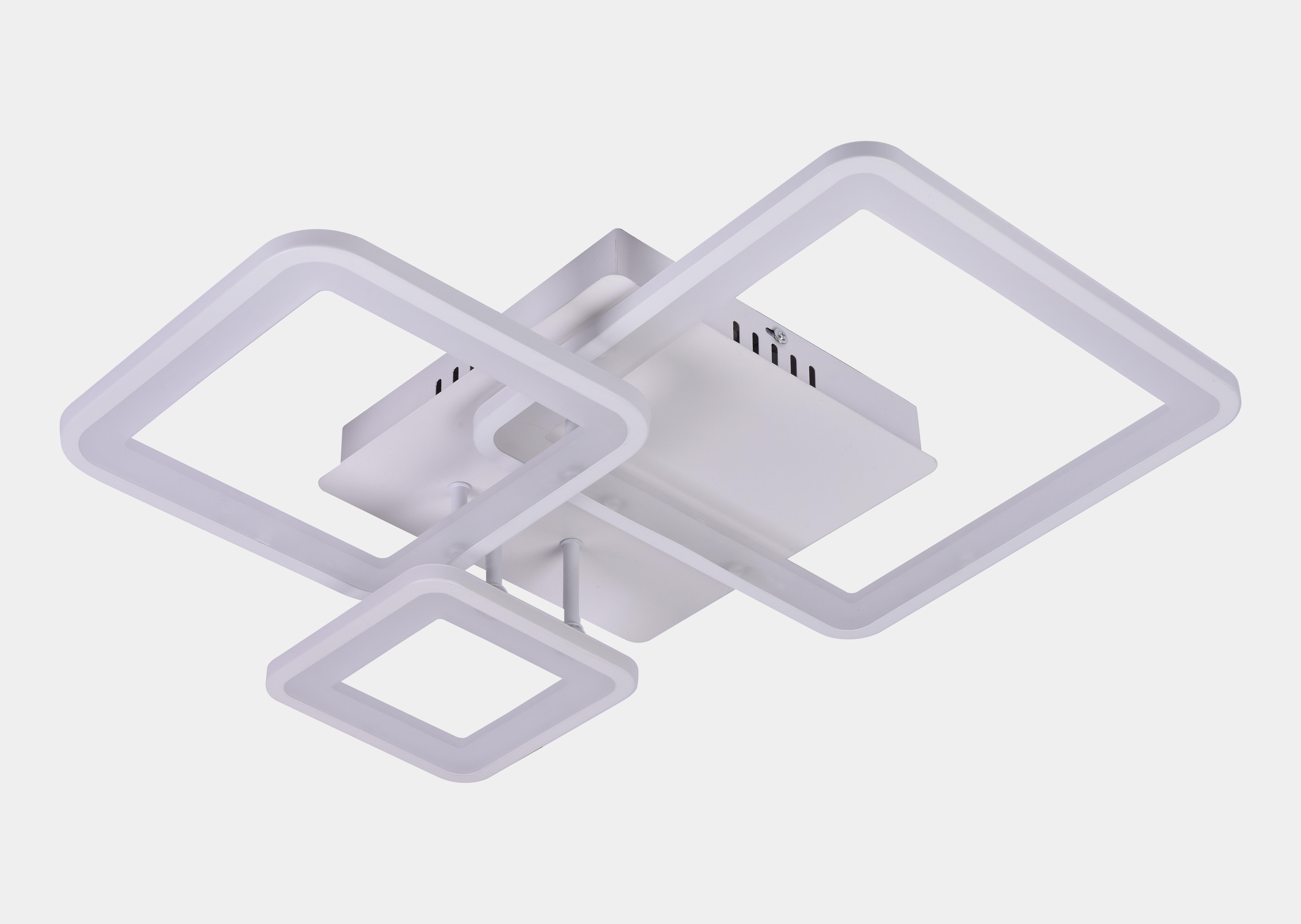 Люстра светодиодная Sirius 6085-3 WT 62W акриловая