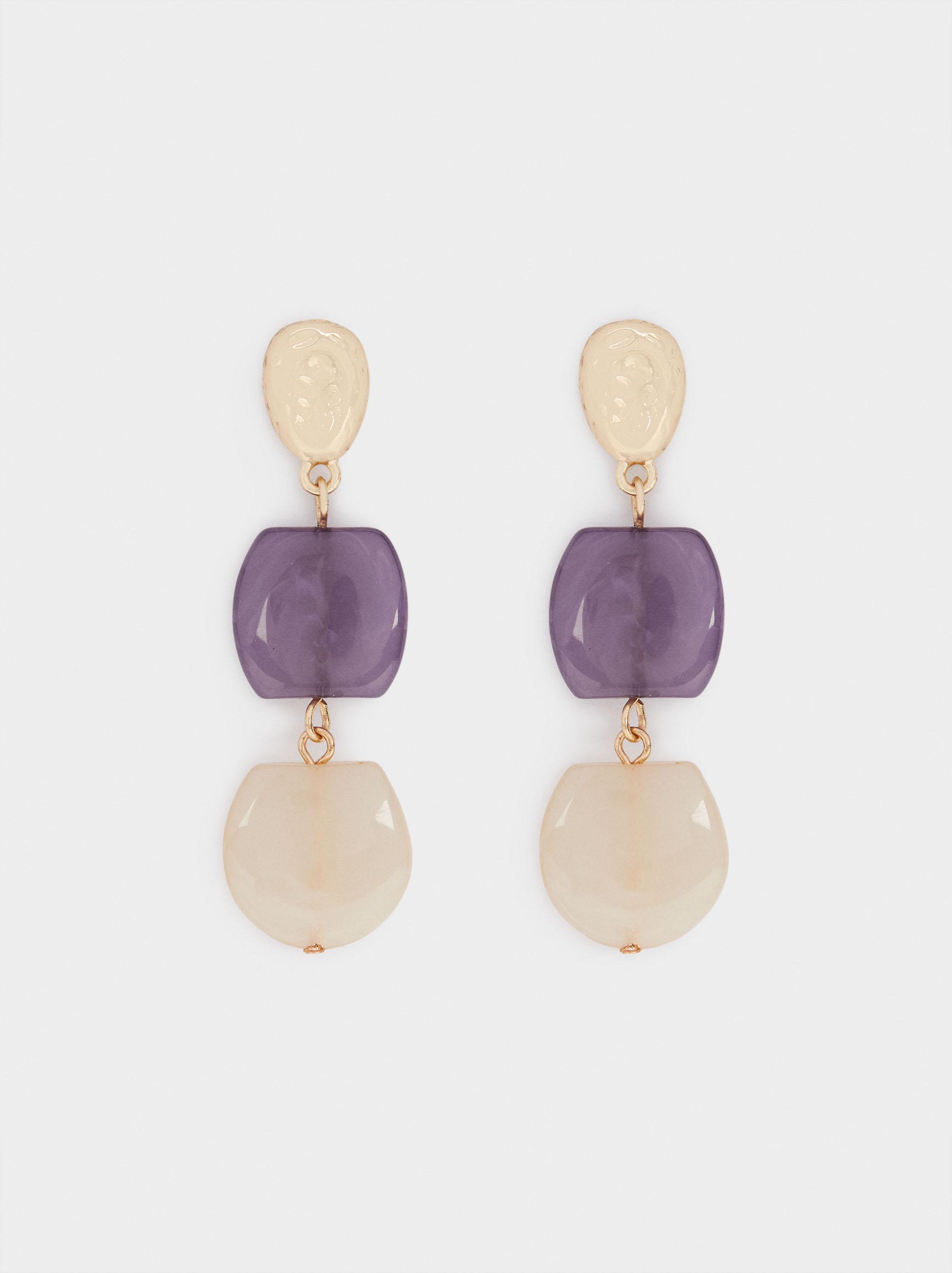 Женские серьги Parfois 170732 ONE Фиолетовый