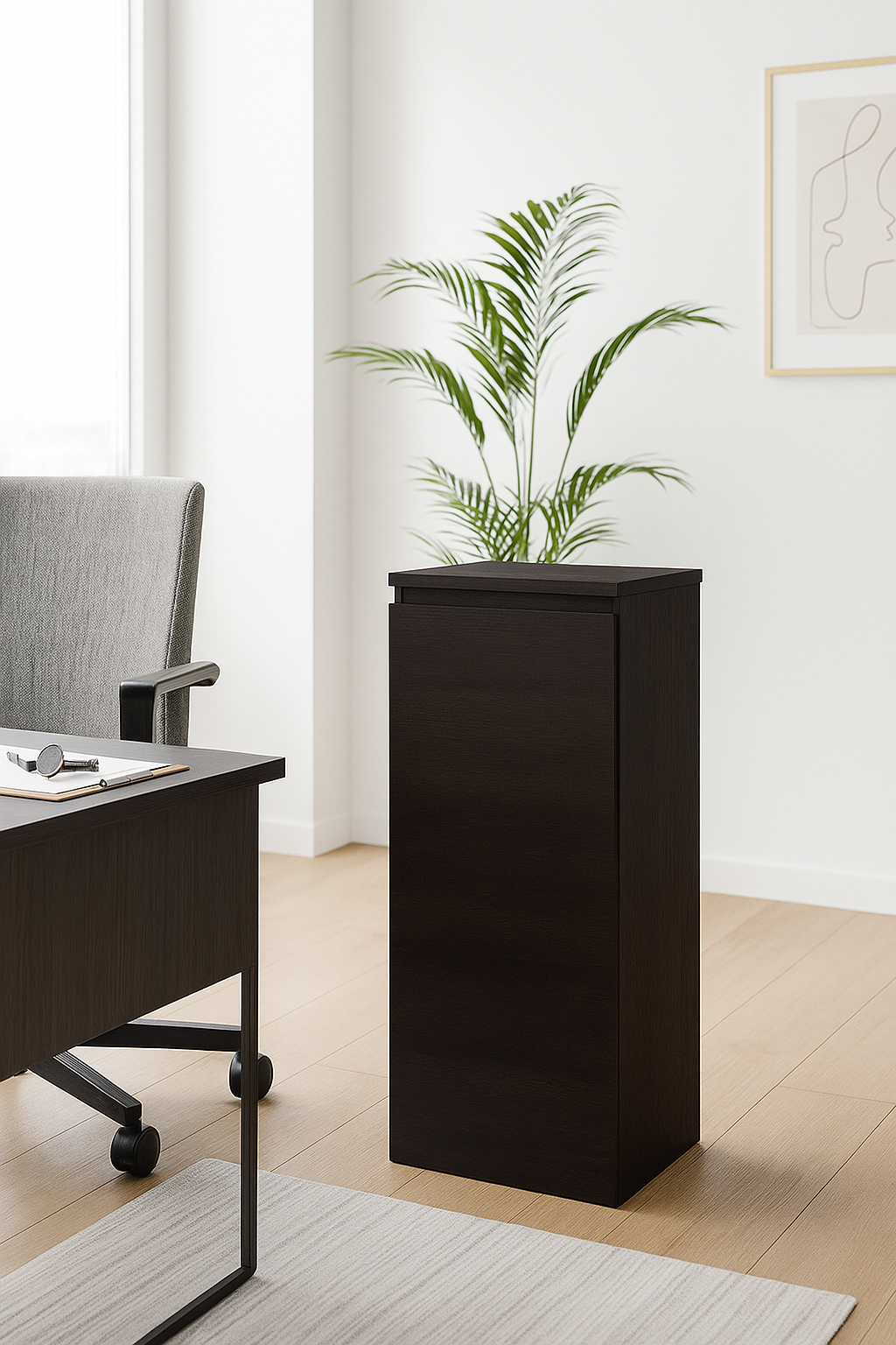 Тумба приліжкова MEBEX 40х40х100 см Венге магія (VS4D400VM)